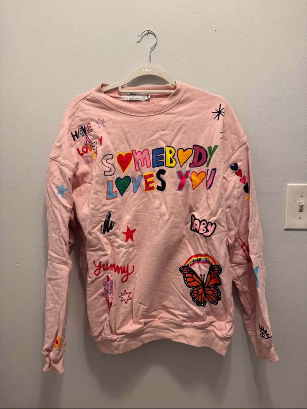 Mayfair x iscreamcolour Somebody Loves You Sherbet Crewneck - Picture 2 of 5